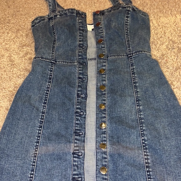 Aeropostle Denim Button-Up Dress - Picture 6 of 6